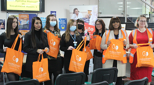 GKF Team Visits Hall Green Health GP Surgery