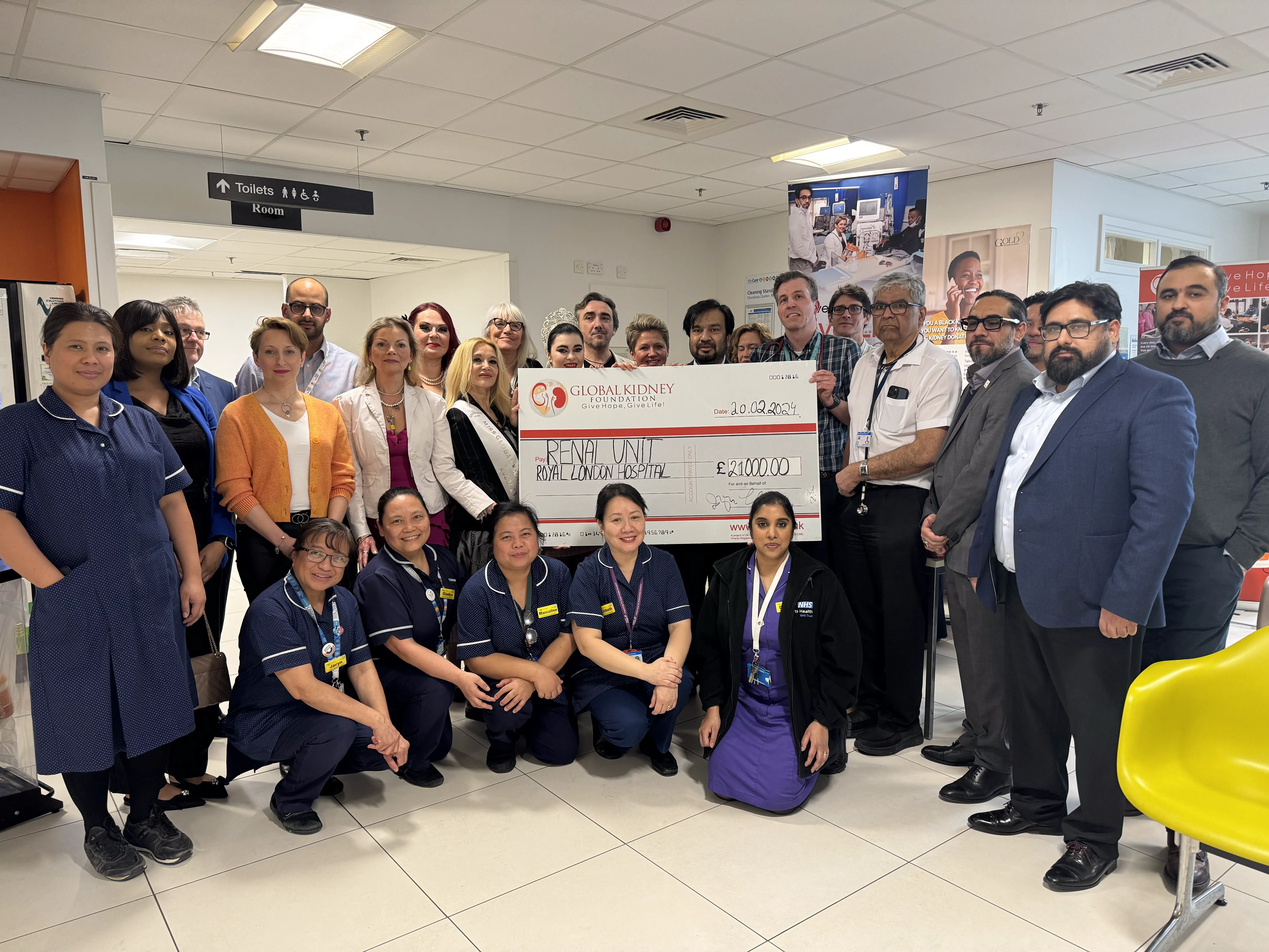 GKF Empowering Organ Donation Awareness at Royal London Hospital